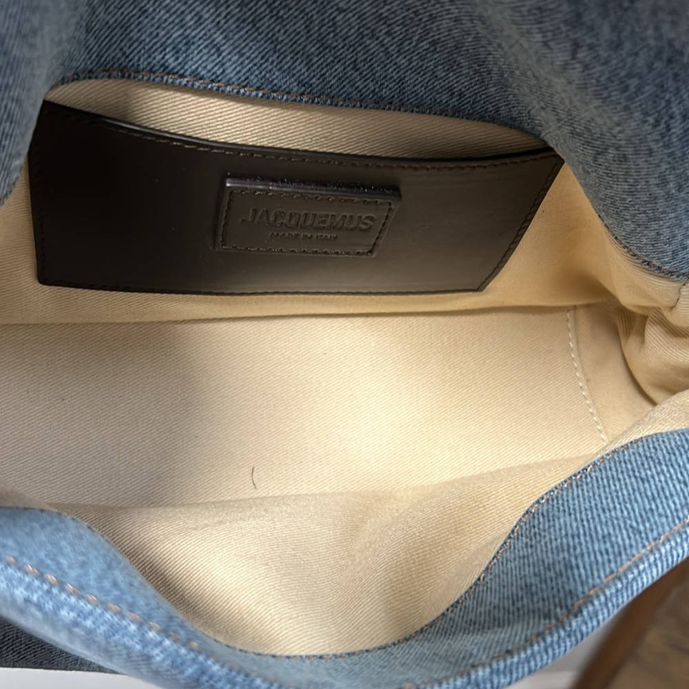 Jacquemus Le Bambinou Denim Shoulder Bag - Picture 7 of 8